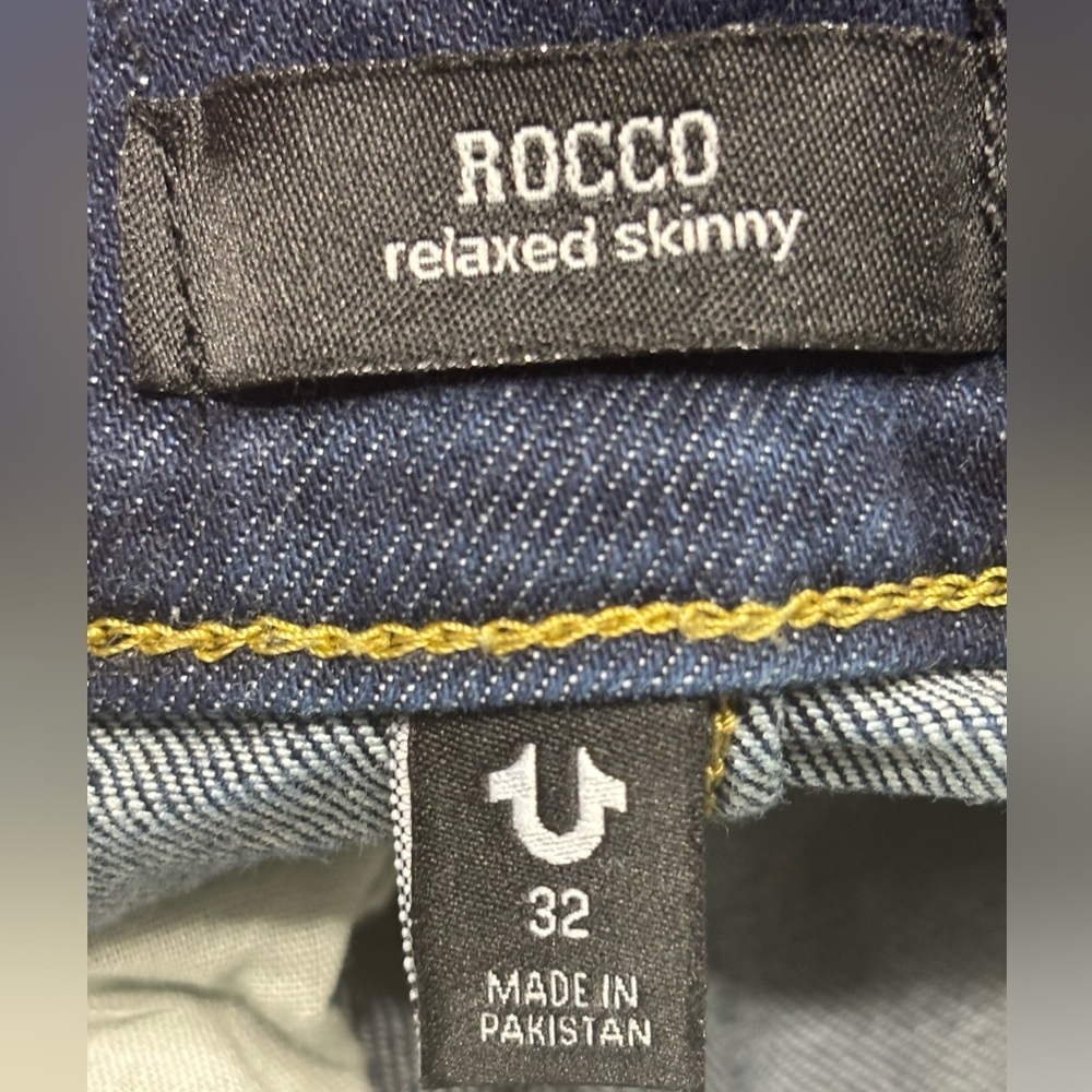 True Religion Men's Rocco Relaxed Skinny Jeans size 32 - Picture 2 of 5